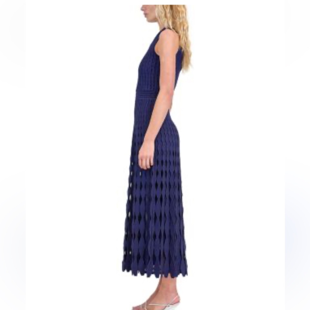 Simkhai Navy Knit Maxi Dress